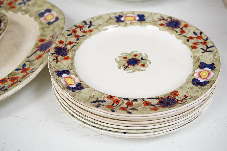 An early 19th century Spode part dinner service